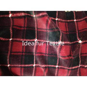 New Plaid Rabbit Artificial Fur